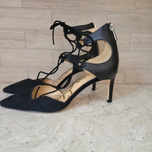 Sam Edelman  Taylor Lace Up Heels - Picture 5 of 10
